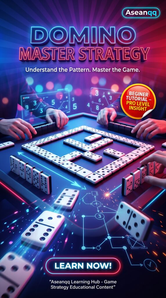 Tutorial Kombinasi Murni Besar & Murni Kecil DominoQQ: Rahasia Memburu Jackpot Terbesar di Server PKV Games create a cinematic, mouthwatering poster 202606160050